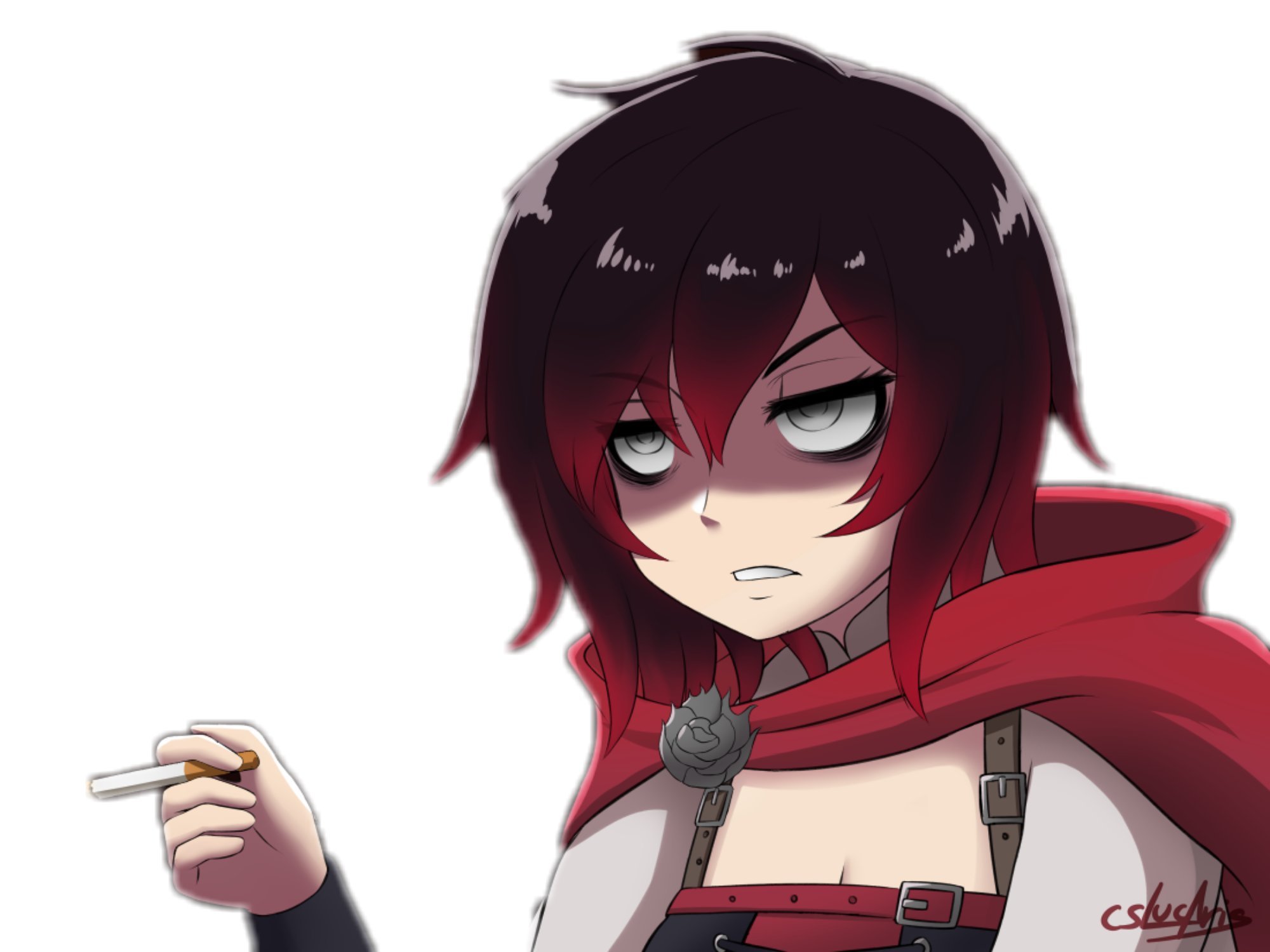 ennui fume rwby rose kikoojap ruby