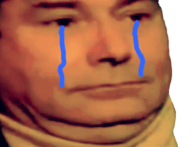 jesus crying pleure larmes risitas cou