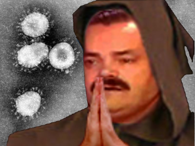 risitas prier moine coronavirus