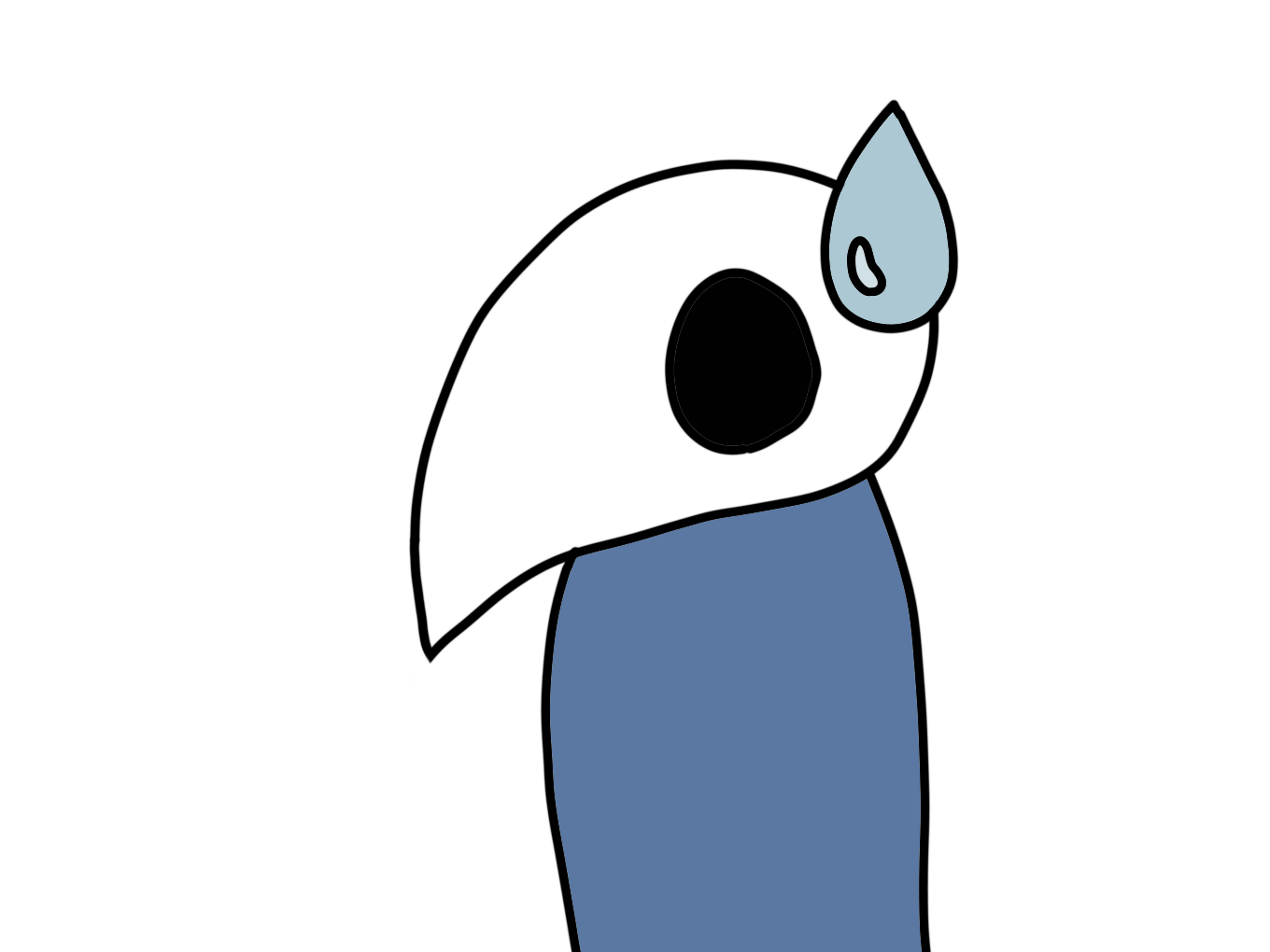 cormoche stupide perplexe sueur