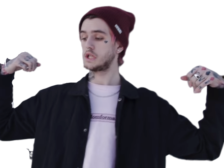 Sticker peep lil rap us rappeur kaneki other musique par Losy