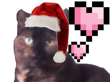 coeur love bug chat noel risitas