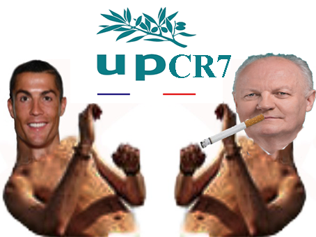 Sticker cr7 qlf asselineau politic upr par JTEGIFLEVICTIME