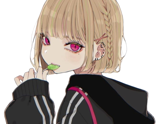 Sticker fille moe manga mignon anime aesthetic kawaii ulzzang kikoojap par Losy