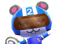 Sticker risitas animal nintendo crossing par Holnans