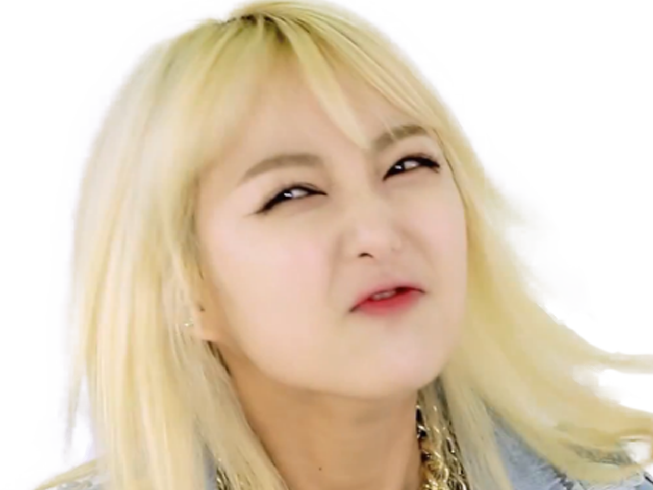 blonde kikoojap adorable mignon cute kpop hyerin asian exid qlc