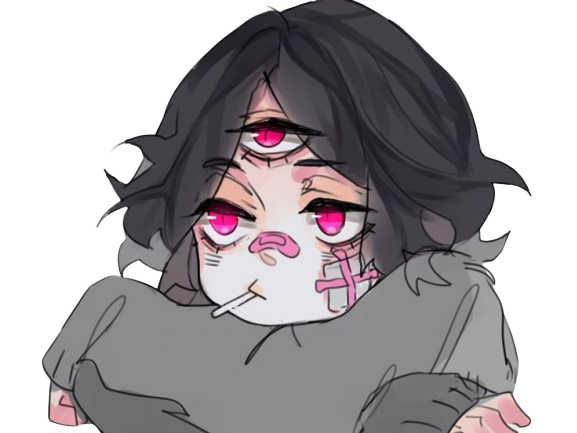 Sticker fille kawaii anime ulzzang mignon aesthetic moe kikoojap manga par Losy