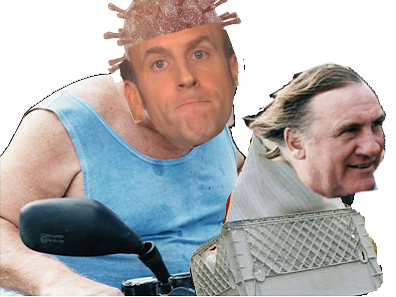 coronavirus et macron risitas depardieu