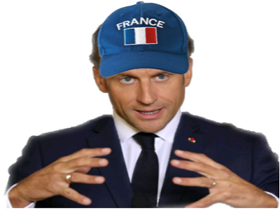 politic politique macron france casquette