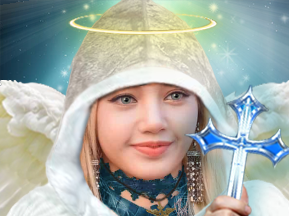 ange aureole lisa croix blackpink