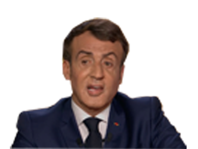 Sticker risitas guerre macronguerre macron noussommesenguerre par Rahanne2