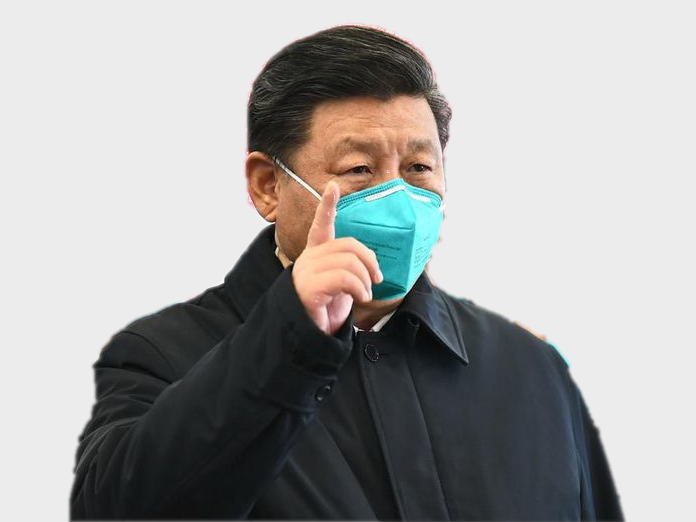 politic communisme xi jinping covid19 coronavirus masque combat chine