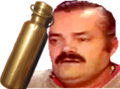 boire risitas gourde etonne eau ecolo soif choque