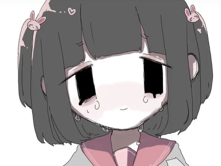 Sticker anime kawaii fille kikoojap ulzzang mignon moe aesthetic manga par Losy