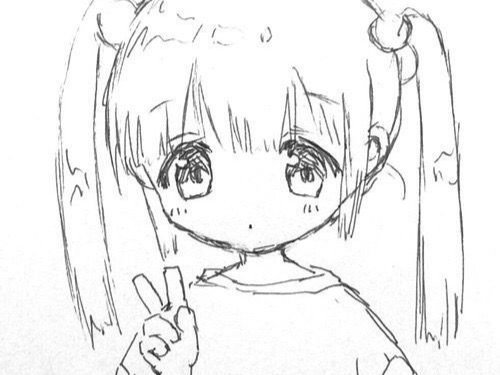 Sticker fille manga mignon kawaii kikoojap moe ulzzang anime aesthetic par Losy