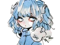 Sticker anime kawaii icon fille ulzzang moe kikoojap par Losy