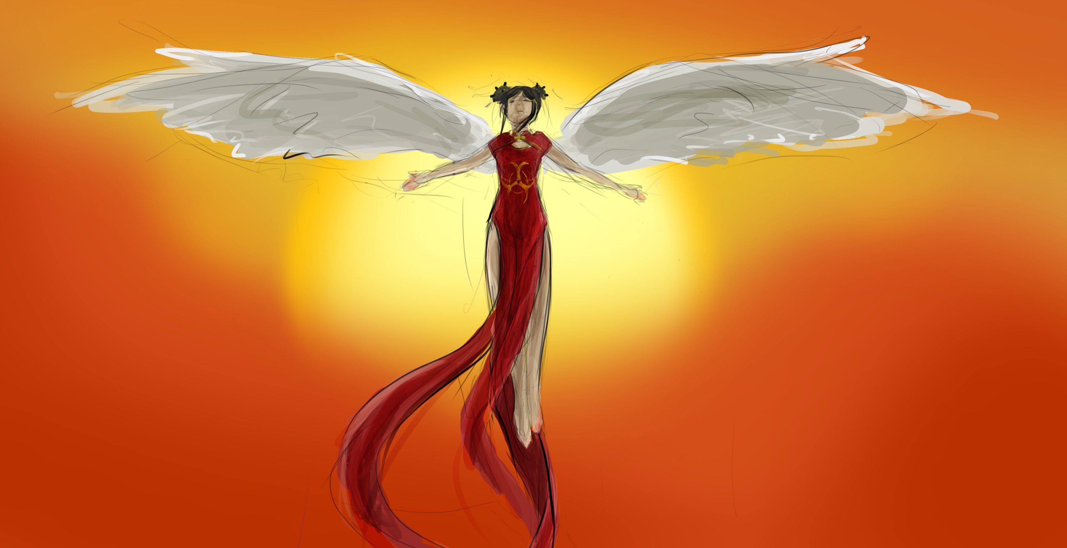 Sticker coronavirus covid19 other chan angel corona coronachan par SARS-CoV-2