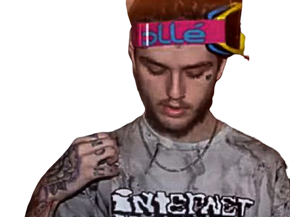 Sticker musique peep us lil other rap rappeur par Losy