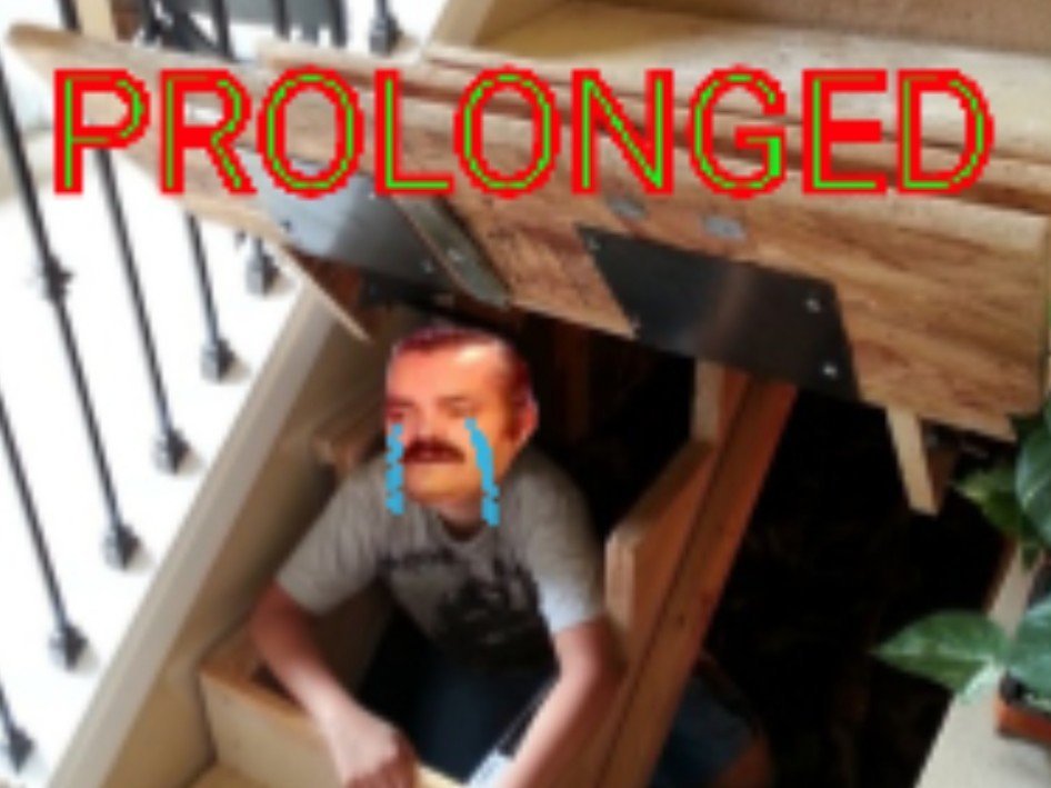 confine pls risitas prolonged confinement yrr escalier