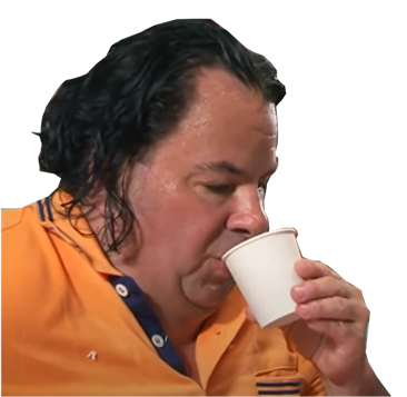 gros drink de cou pas