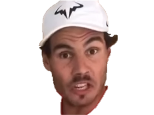 risitas nadal tennis moustache