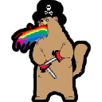 pirate-drapeau-bear-ours-lgbt-gay-tronconneuse-risitas