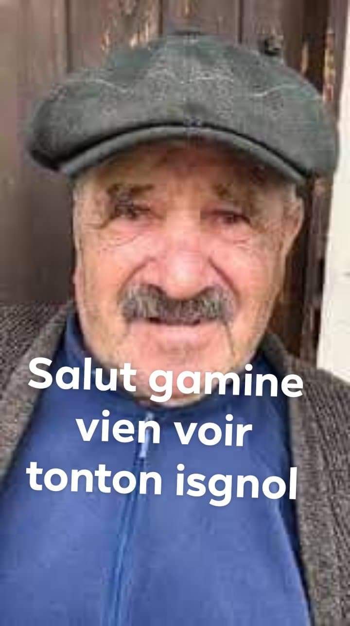 viens risignol gamin salut voir tonton