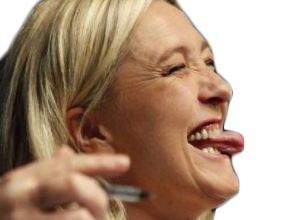 Sticker politic pen marine le par El_Guirri