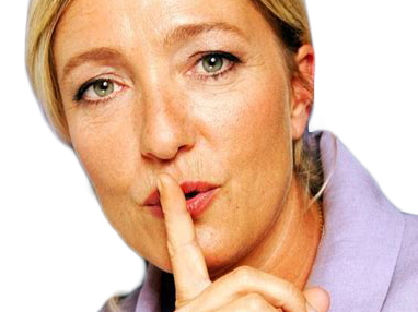 Sticker politic le pen marine par El_Guirri