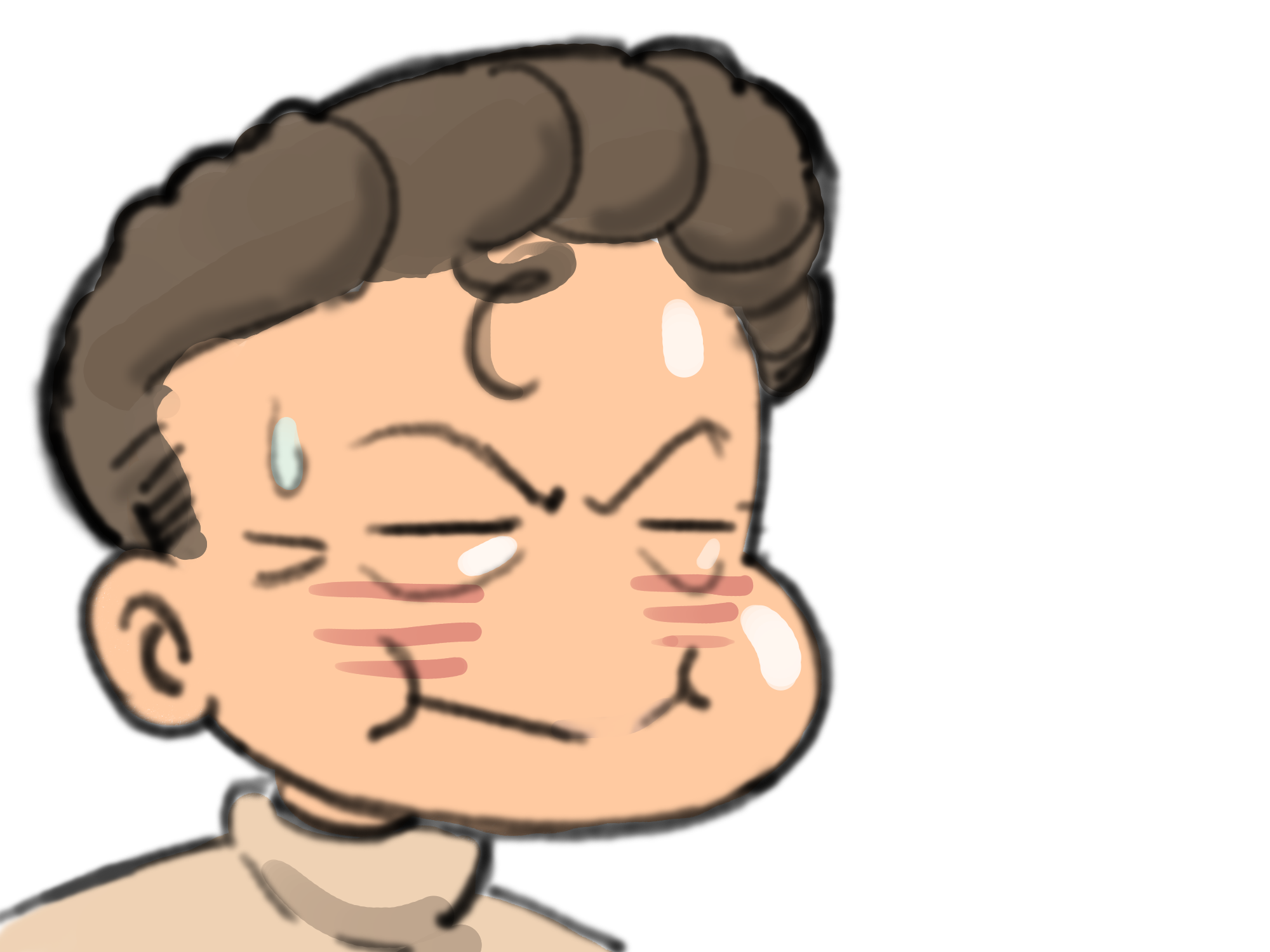 Sticker kj chibi face jesus anime risitas poker troll kikoojap par heartOfGold