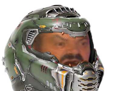 guy doom casque tinnova doomguy slayer colere enerve eternal risitas