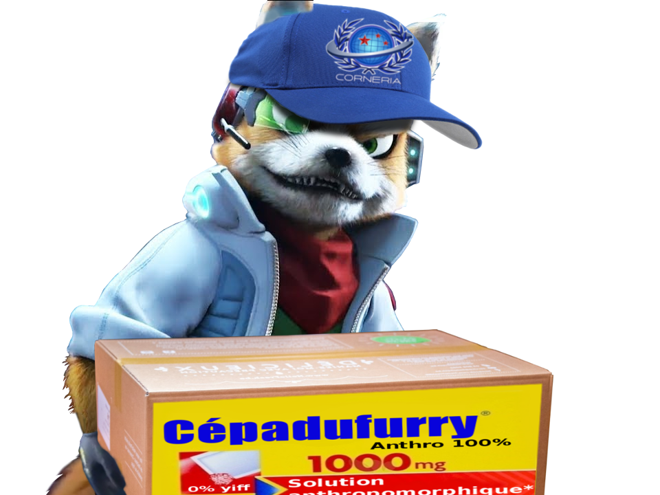 padamalgam carton mccloud casquette colis livraison medicament starlink starfox anthropomorphisme furry livreur tinnova anthro aneryl cepadufurry fox