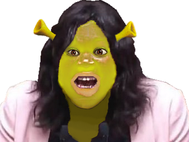 dent monstre laetitia bouche 410 shrek cri vert aviaed politic avia gueule interdit censure