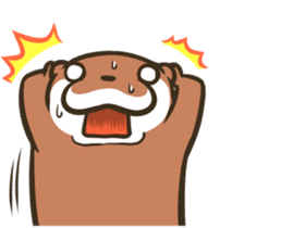 otter sticker loutre