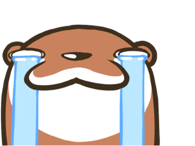 otter sticker loutre