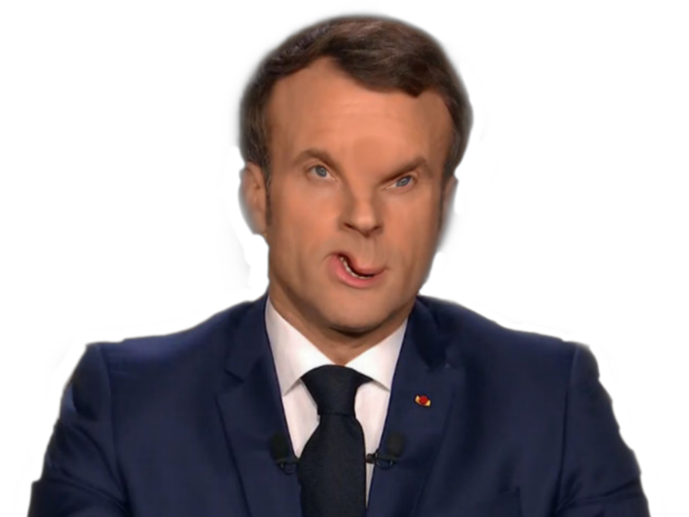 macron attarde politic con