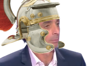 linfo cnews eric rome casque politic face zemmour empire a soldat romanus romain legionnaire