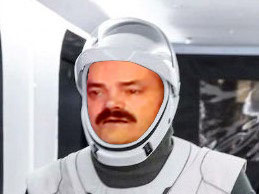 astronaute risitas espace spacex