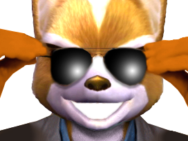 dents content assault sunglasses lunettes starfox classe mccloud noires sourire cool fox tinnova