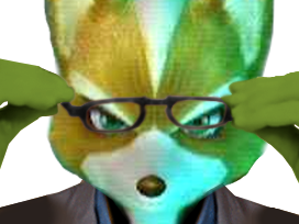 Sticker tinnova serieux starfox assault lunettes mccloud fox par TinNova