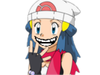 aurore rire rigole risitas pokemon hikari