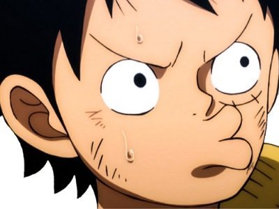 luffy mugiwara piece one risitas moue