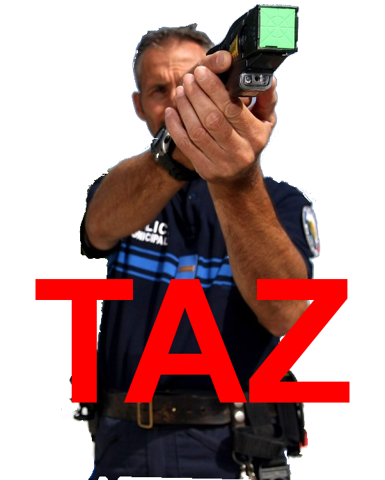 police flic tazer paz taz
