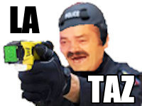 taz risitas police paz taser