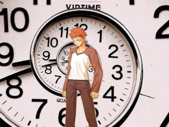 kikoojap horloge la roux temps fate boucle ultimate shiro
