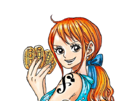 mugiwara-piece-op-kikoojap-one-argent-nami-ninja-pieces-sourire-femme-manga-rousse-souriante