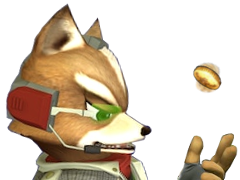 tinnova fox lance starfox chance coinflip ssb4 mccloud piece pari hasard