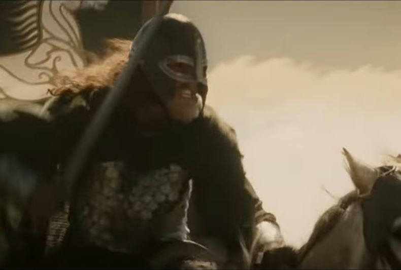 lotr rohan rings seigneur lord cavalier rohirrim anneaux charge armee gondor 3 roi guerrier cheval