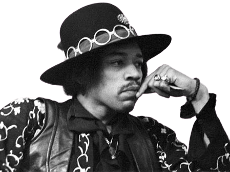 chapeau hendrix pensif reflechi jimi serieux