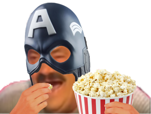risitas popcorn captain rire